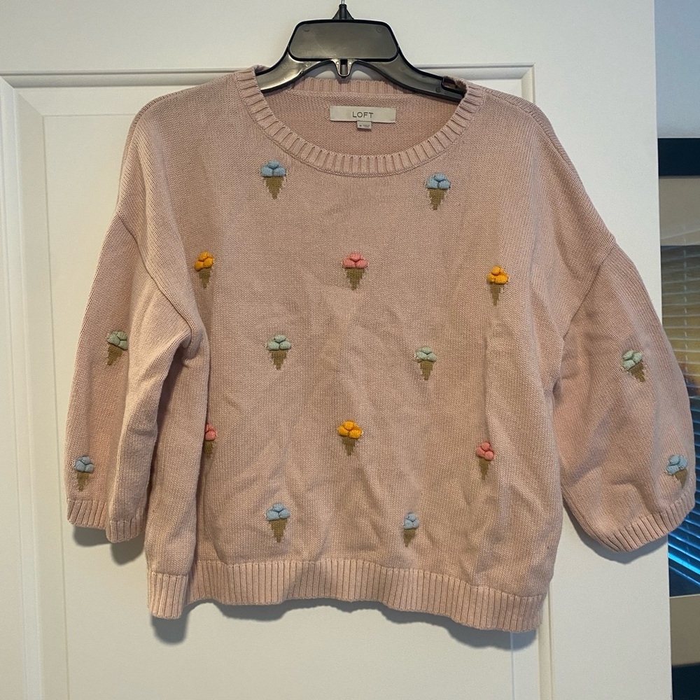 LOFT ice cream sweater